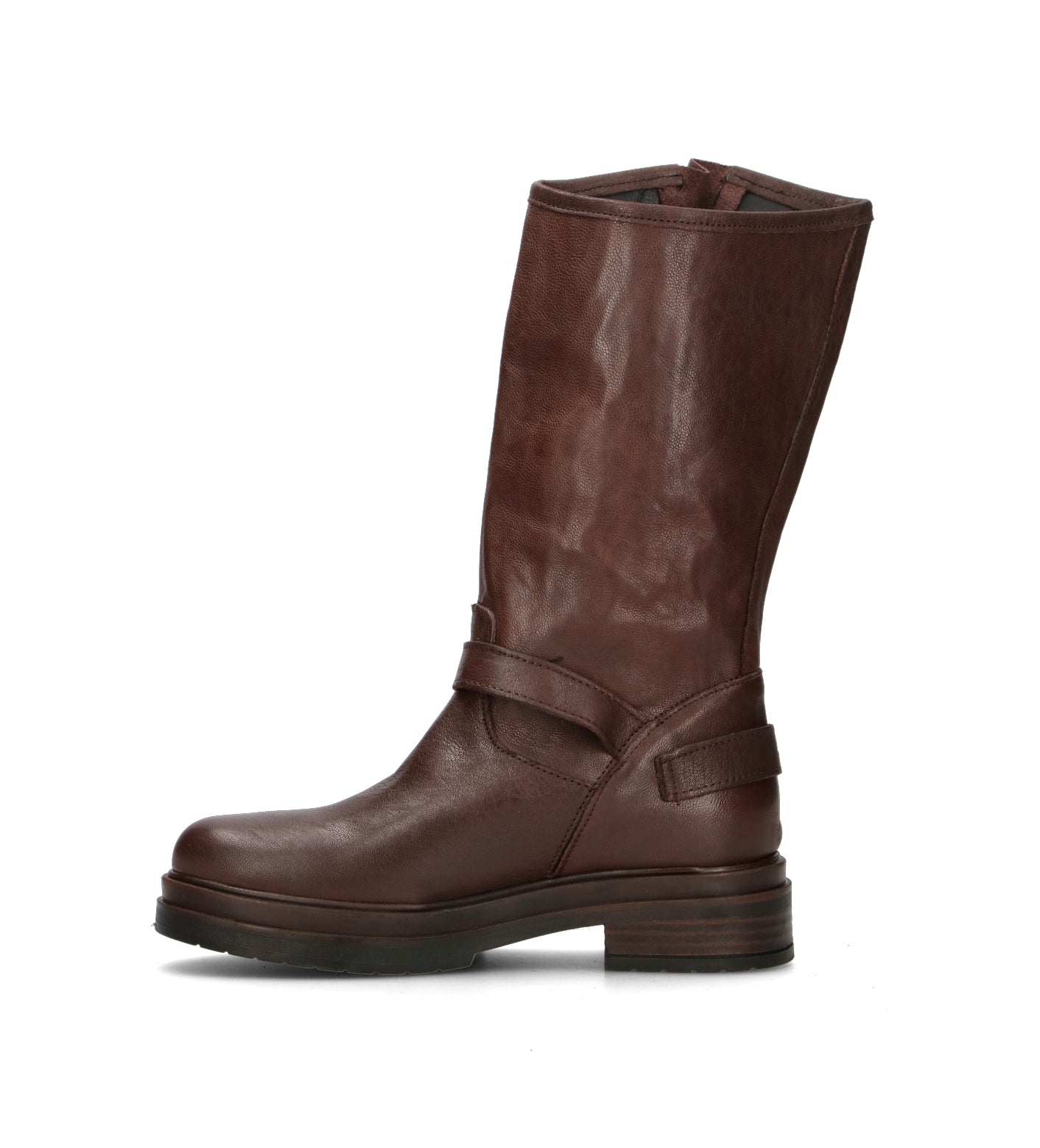 NEROFUMO Stivale donna marrone in pelle