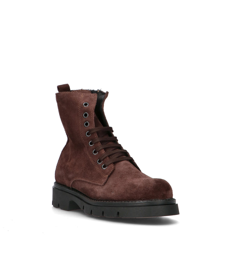 NEROFUMO Anfibio donna testa di moro in suede