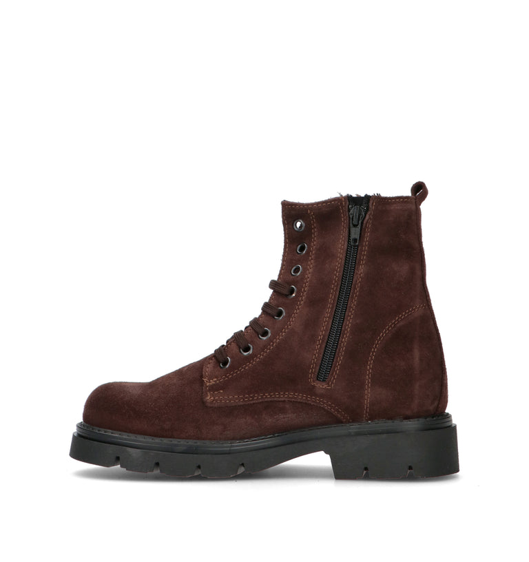 NEROFUMO Anfibio donna testa di moro in suede