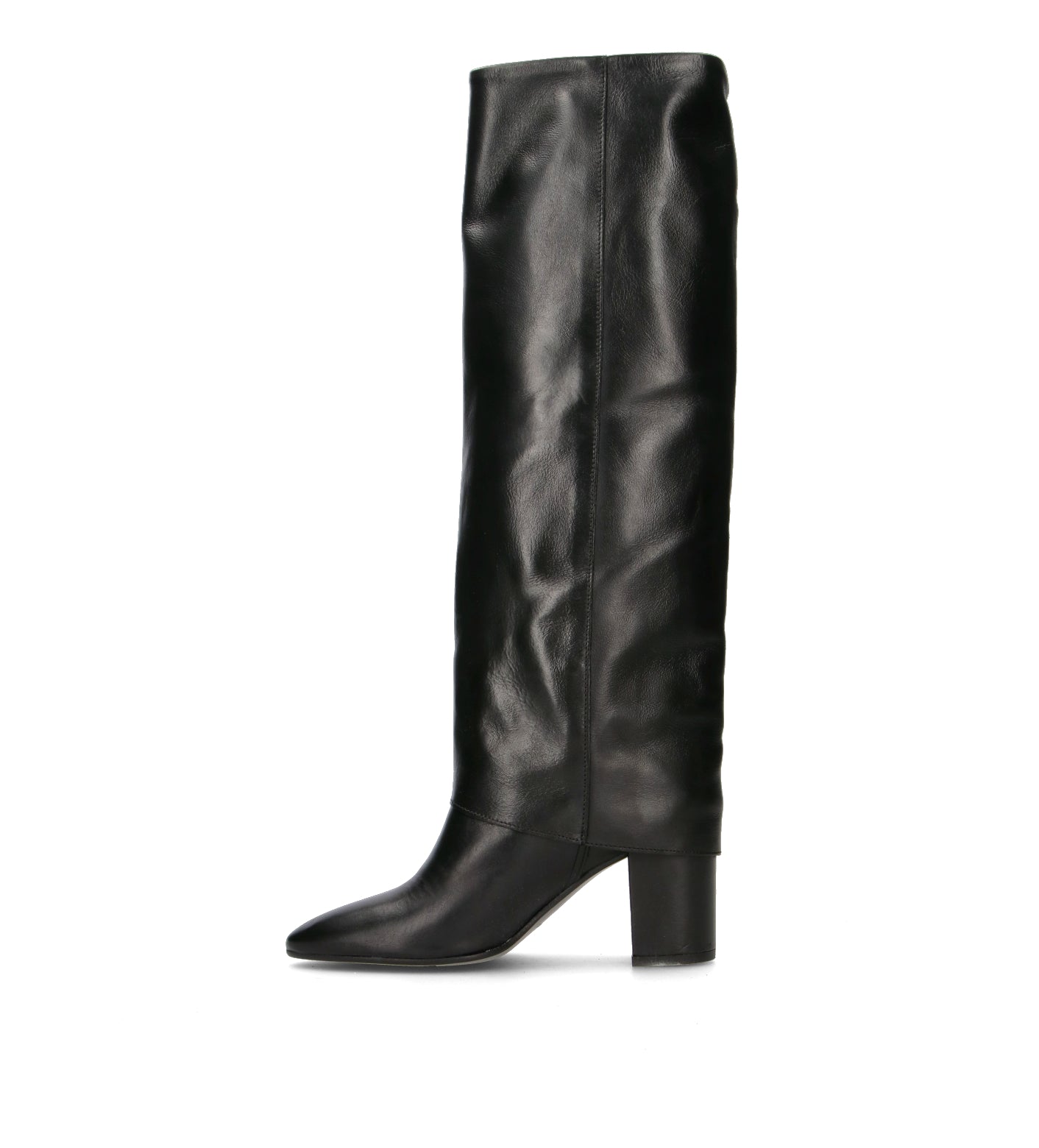 NEROFUMO Stivale donna nero in pelle