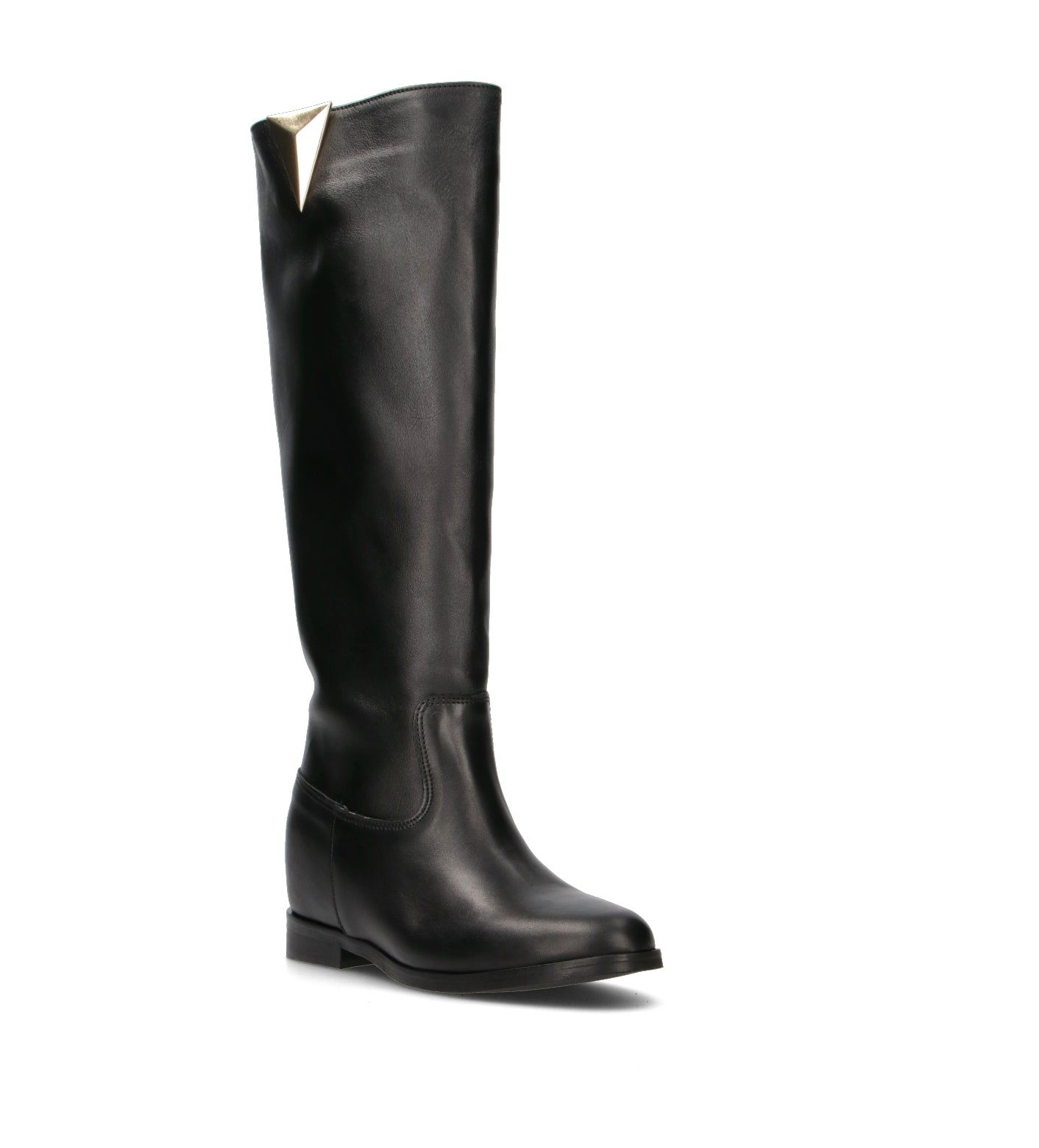 NEROFUMO Stivale donna nero in pelle