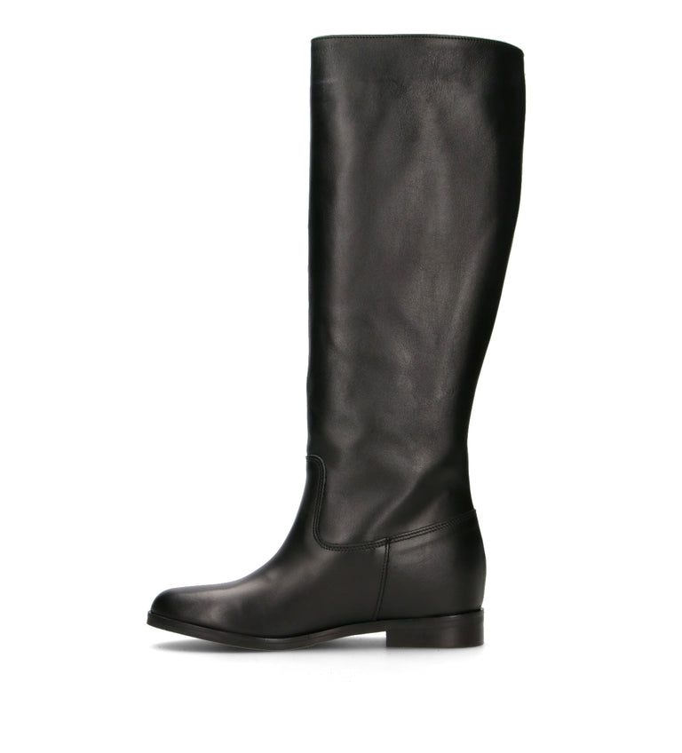 NEROFUMO Stivale donna nero in pelle