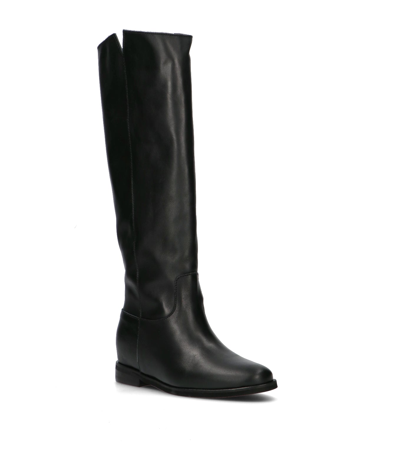NEROFUMO Stivale donna nero in pelle