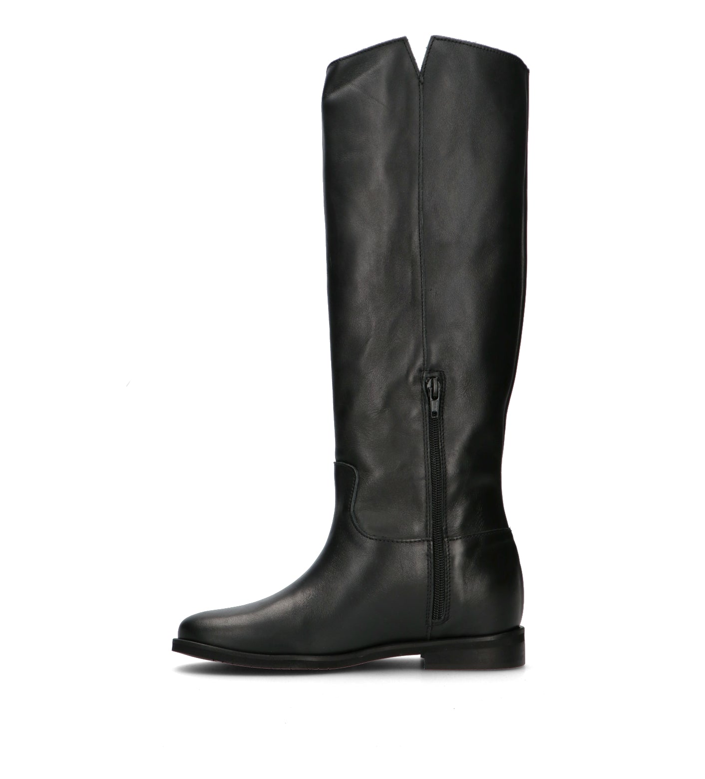 NEROFUMO Stivale donna nero in pelle