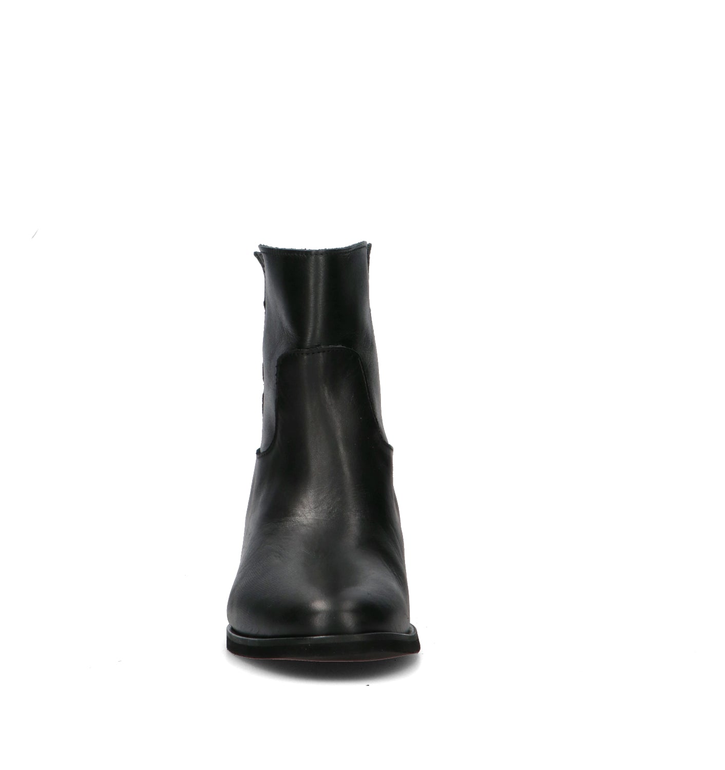 NEROFUMO Tronchetto donna nero in pelle