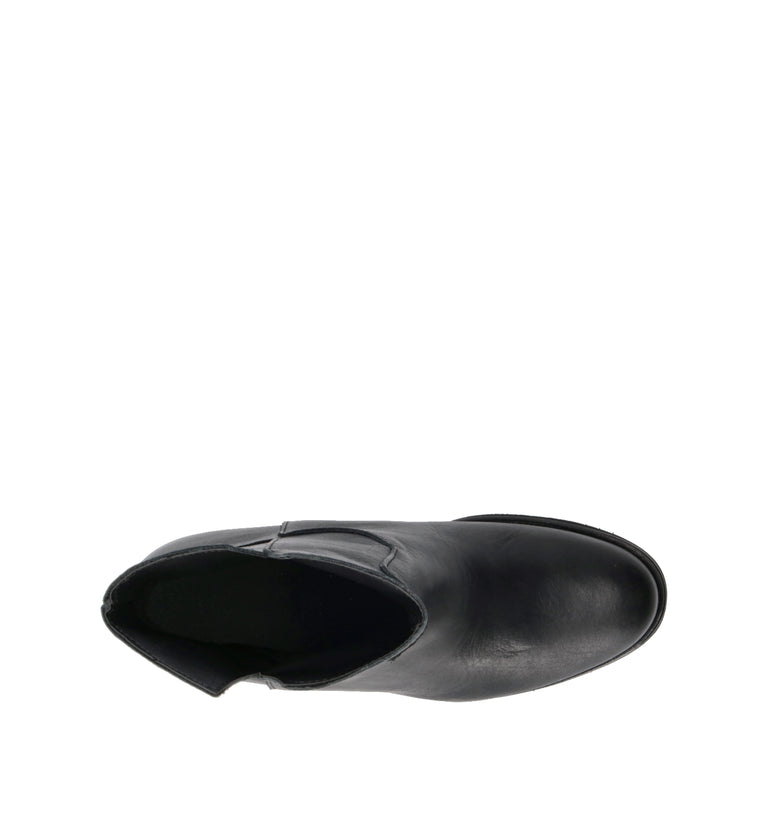 NEROFUMO Tronchetto donna nero in pelle