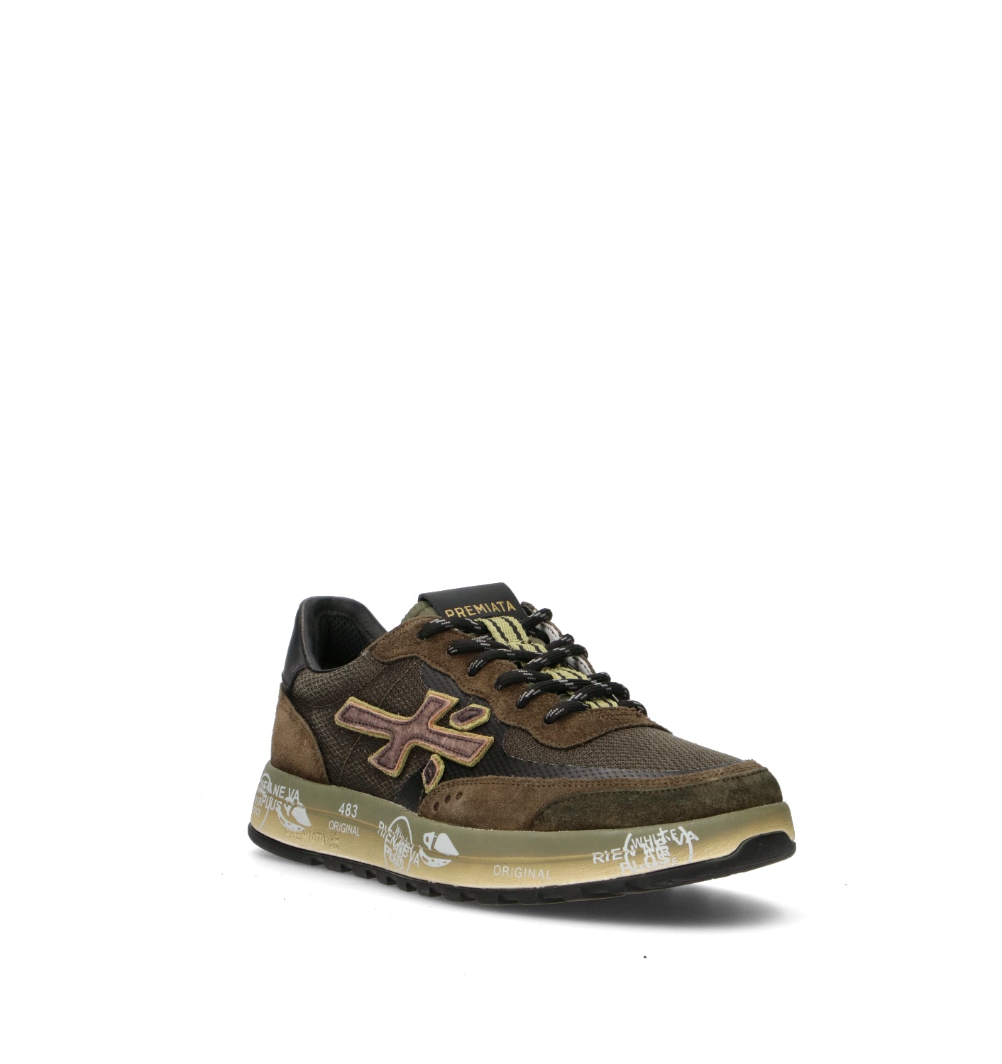 PREMIATA Sneaker uomo militare