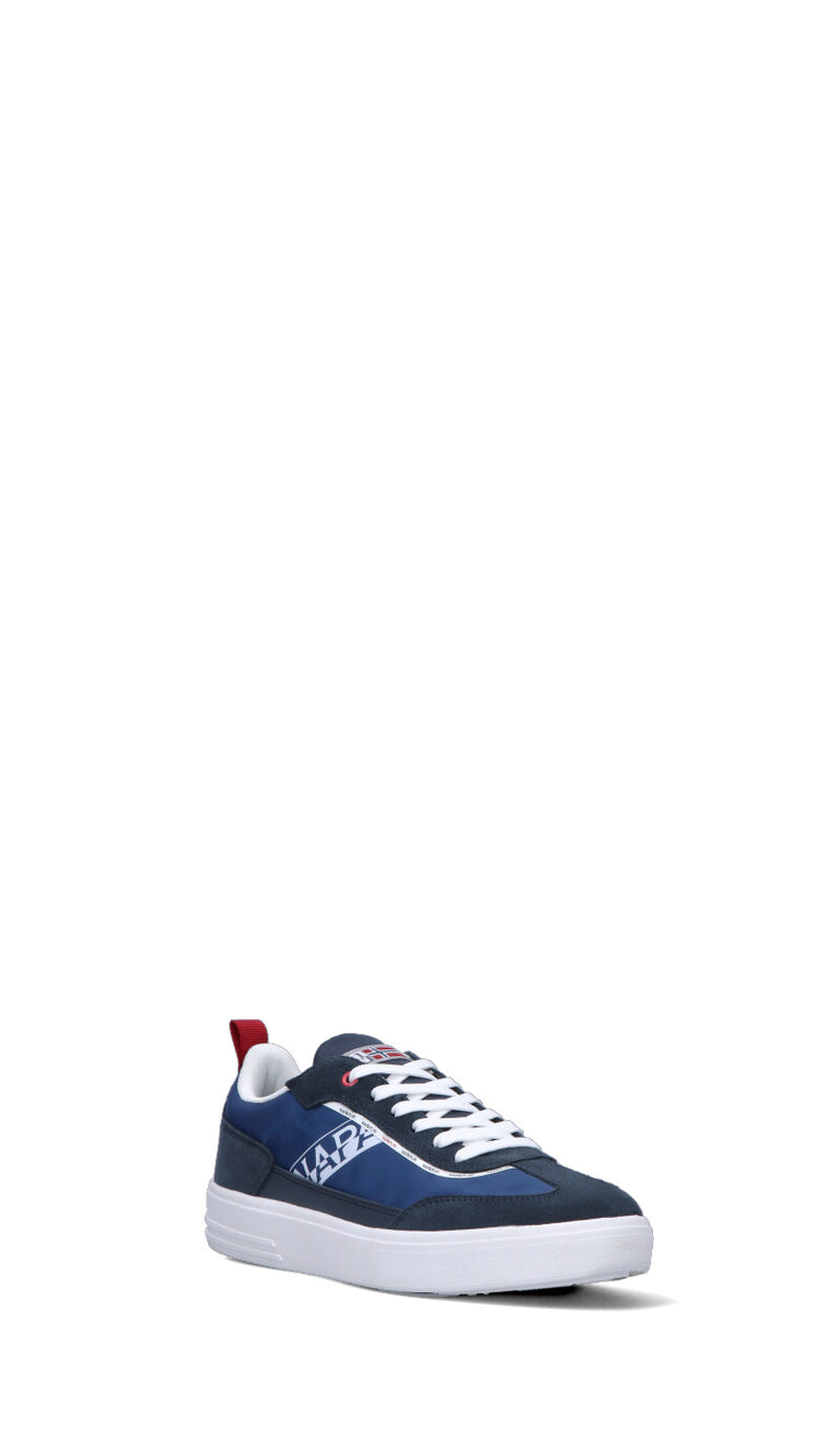 NAPAPIJIRI Sneaker uomo blu in suede