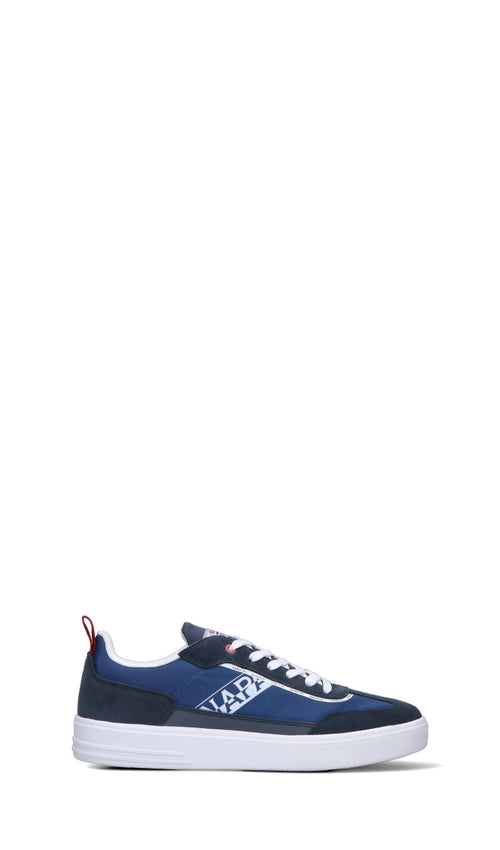 NAPAPIJIRI Sneaker uomo blu in suede