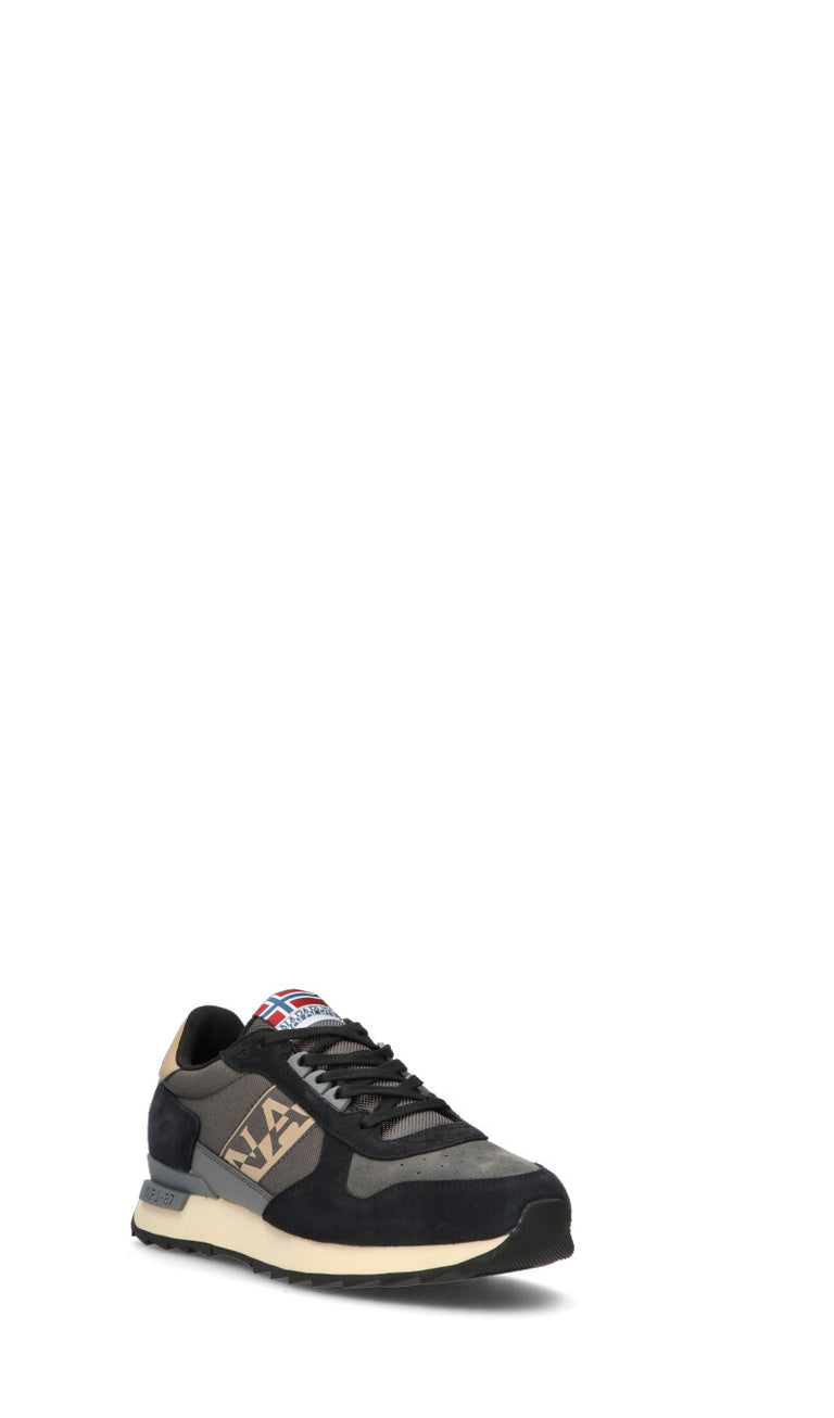 NAPAPIJIRI Sneaker uomo blu in pelle