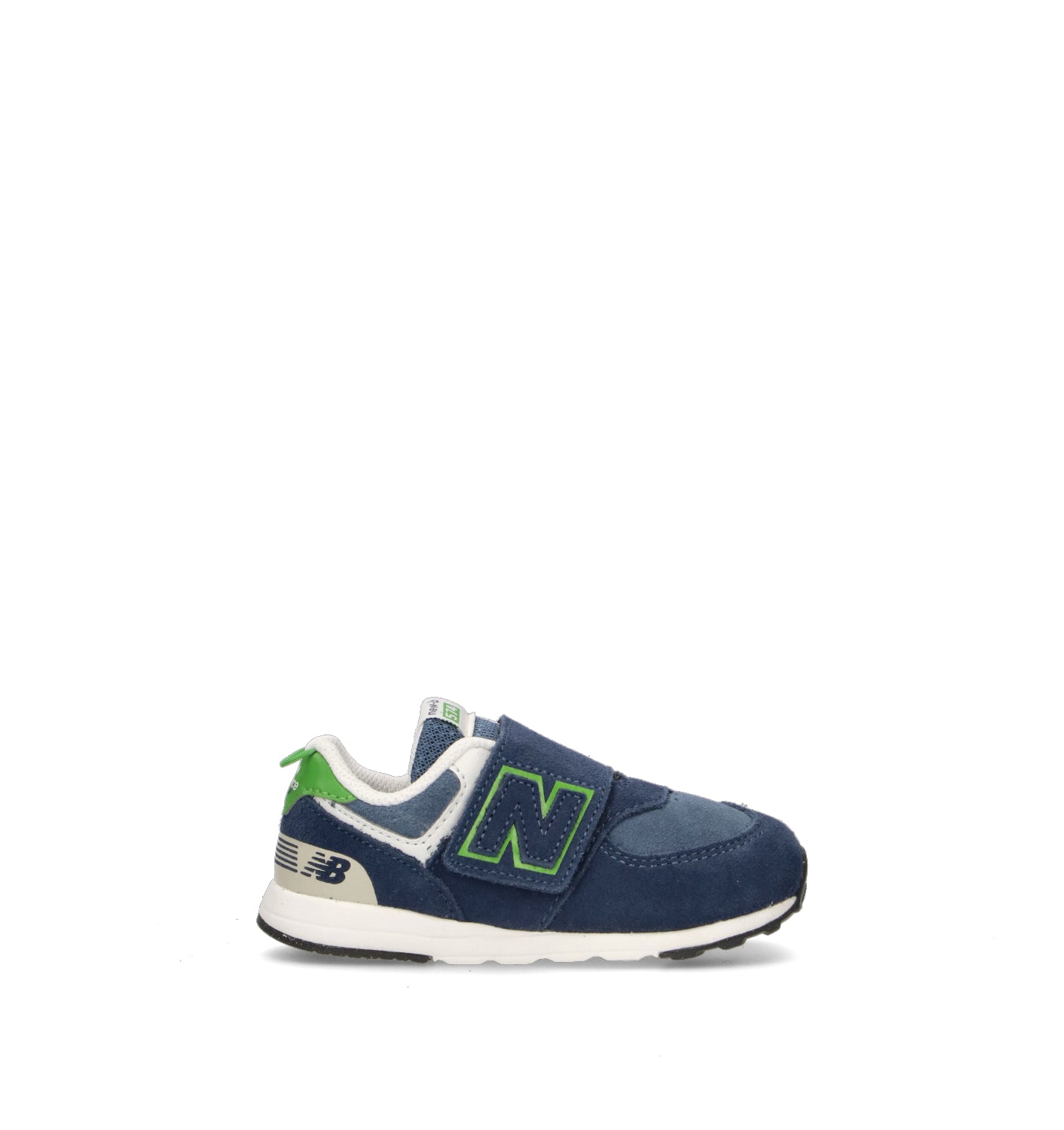NEW BALANCE 574 Sneaker bimbo blu in suede
