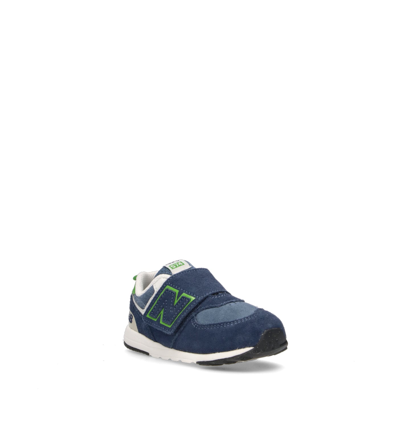 NEW BALANCE 574 Sneaker bimbo blu in suede