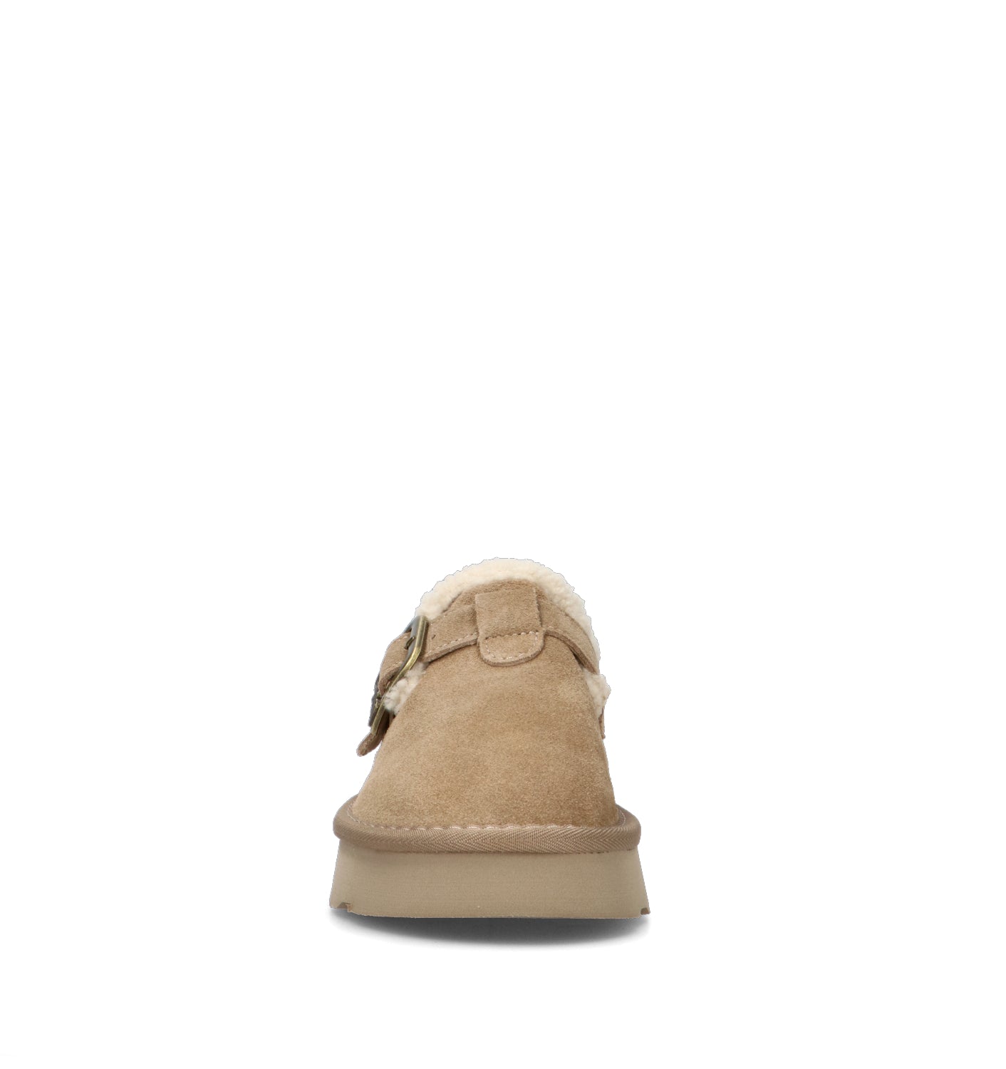O-JOO Stivaletto pelo donna taupe in suede