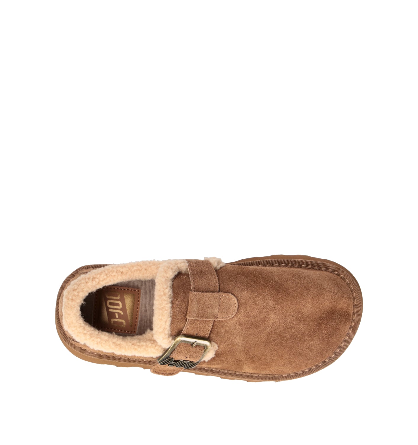 O-JOO Stivaletto pelo donna tabacco in suede