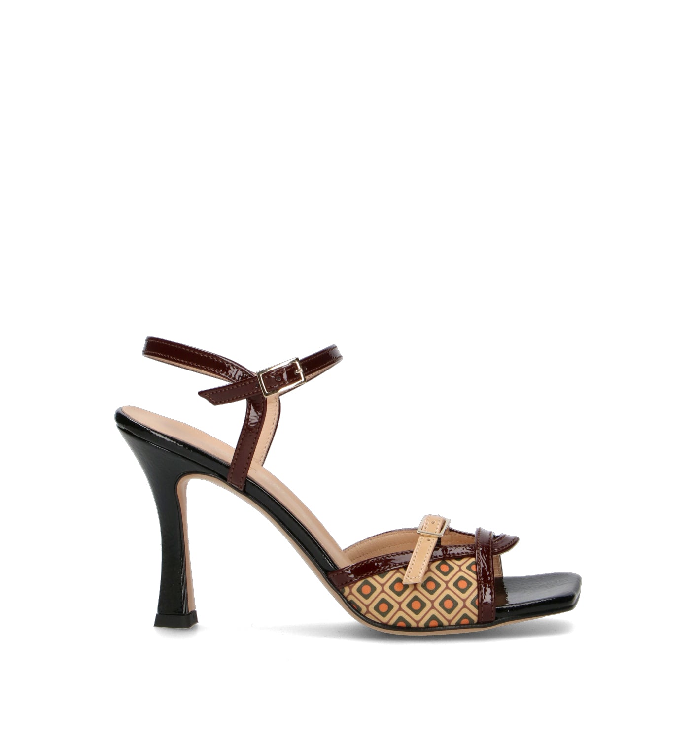 REBECCA VAN DIK Sandalo donna marrone
