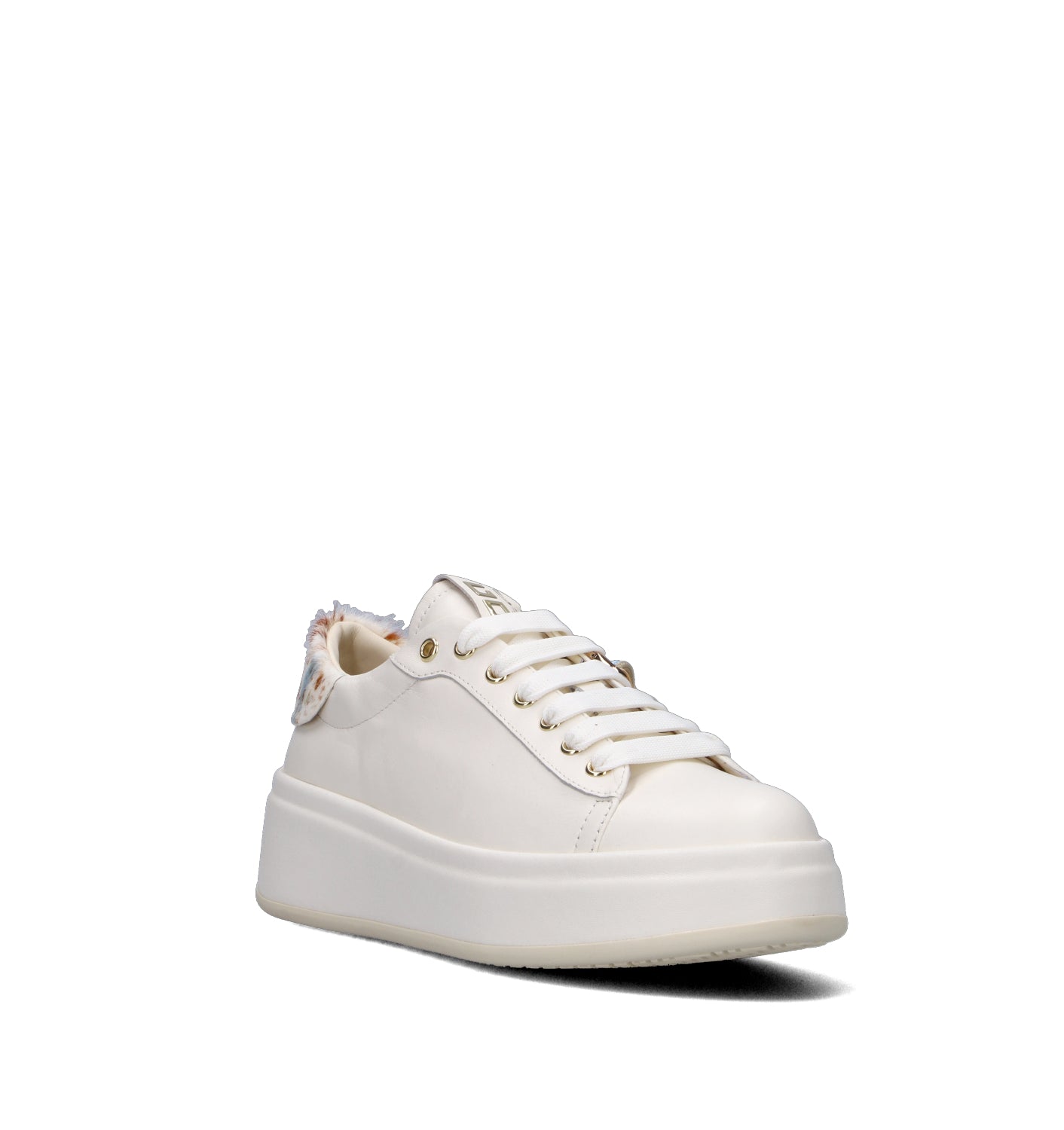 GIO+ Sneaker donna panna in pelle