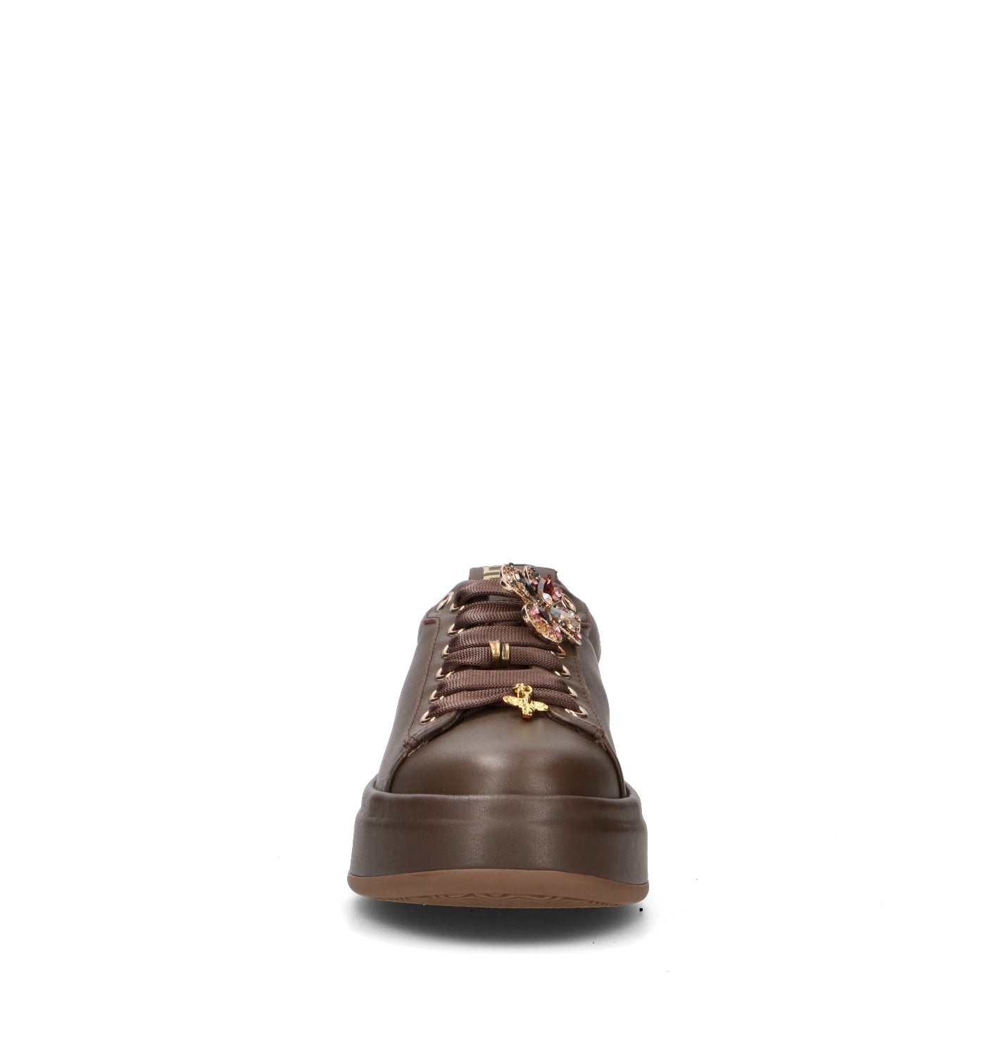 GIO+ Sneaker donna testa di moro in pelle