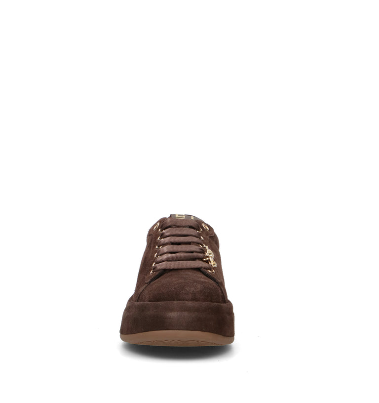 GIO+ Sneaker donna testa di moro in suede
