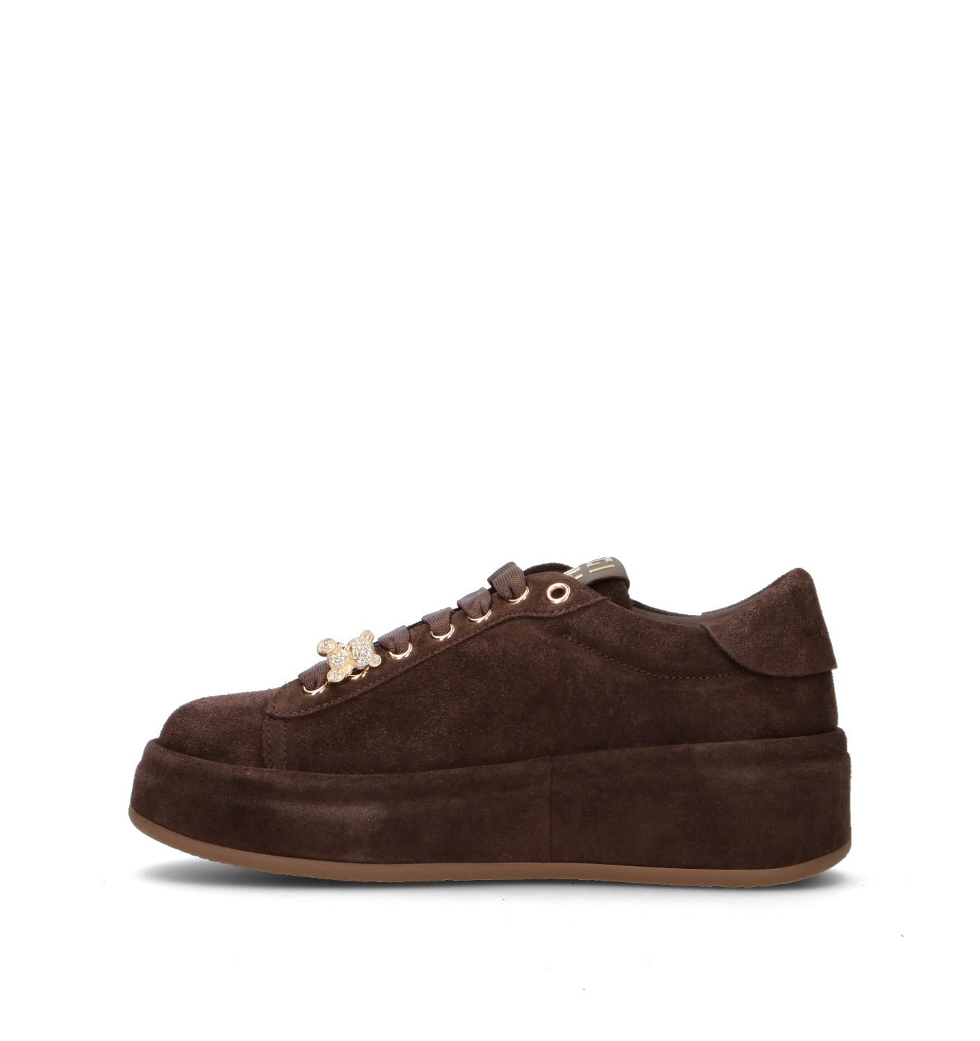 GIO+ Sneaker donna testa di moro in suede