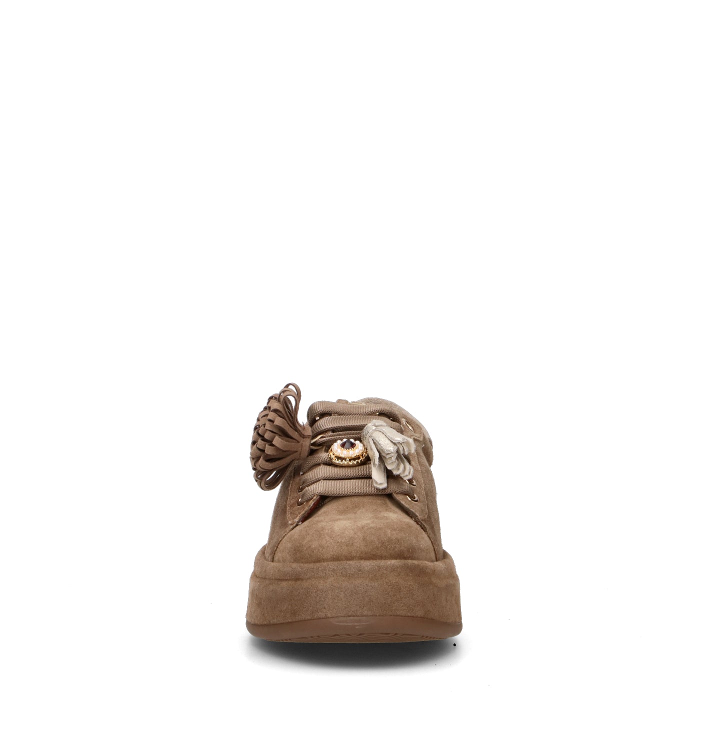 GIO+ Sneaker donna taupe in suede