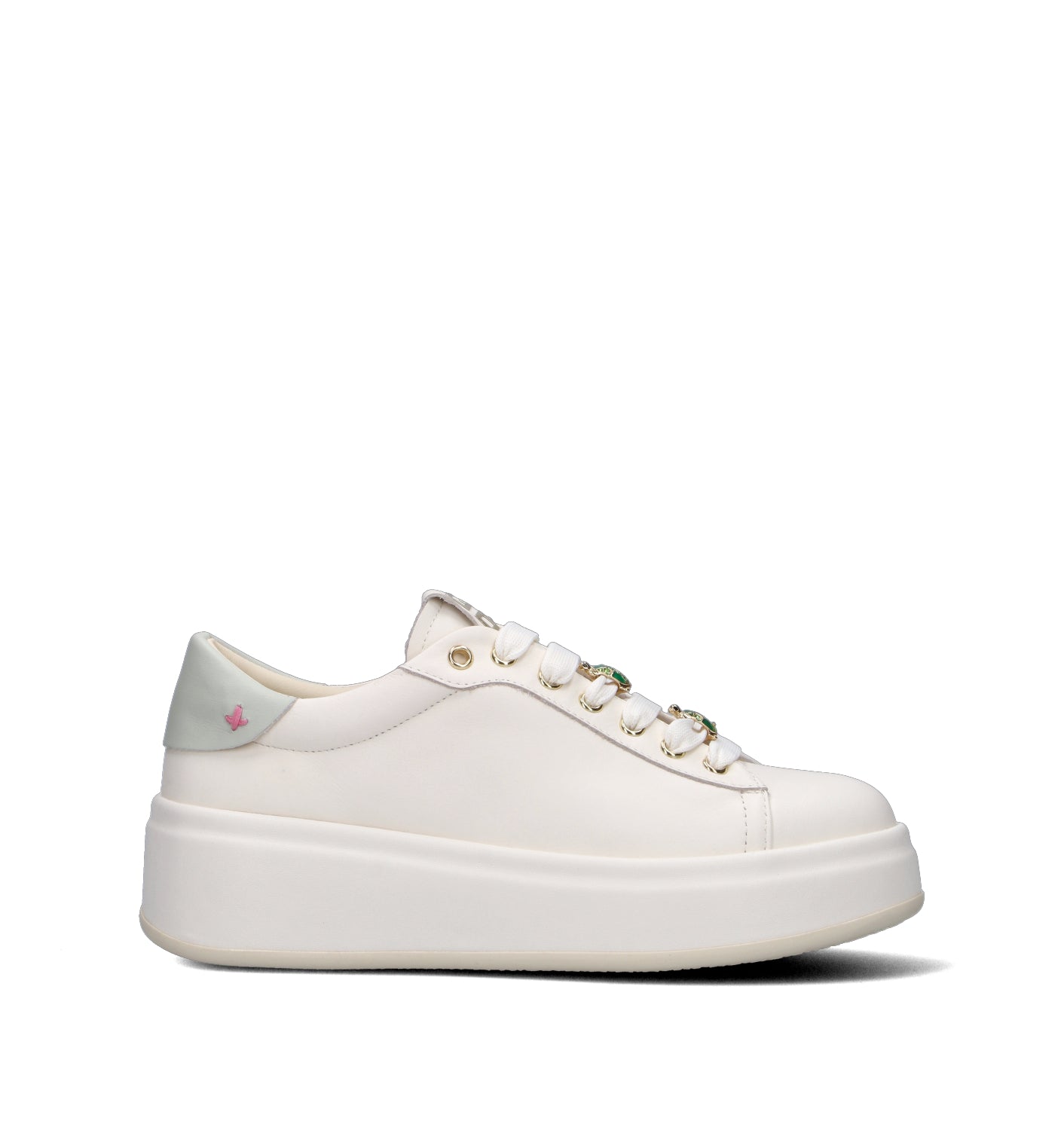 GIO+ Sneaker donna bianca in pelle