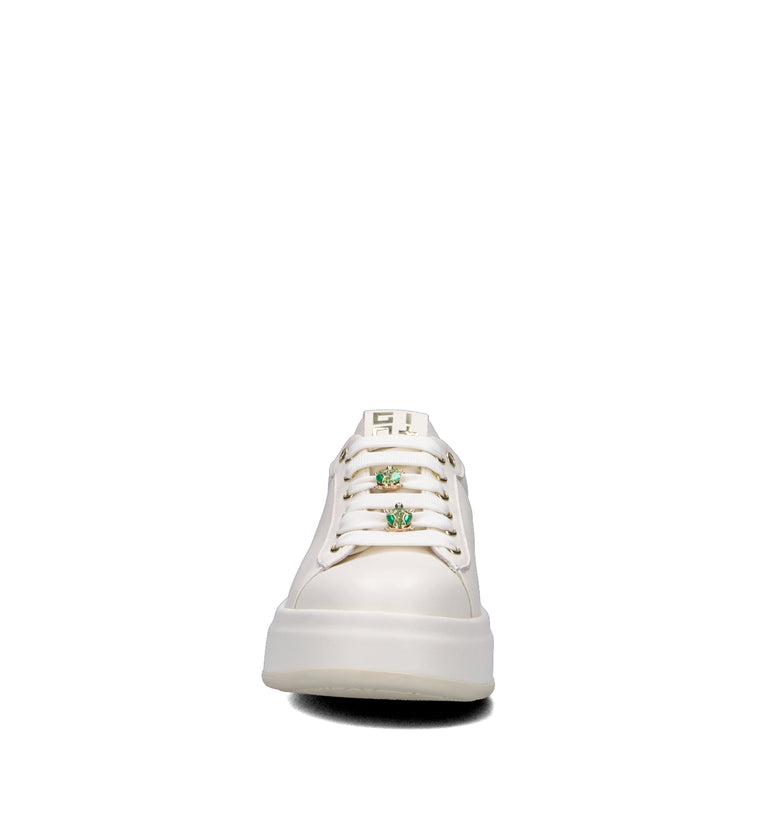 GIO+ Sneaker donna bianca in pelle