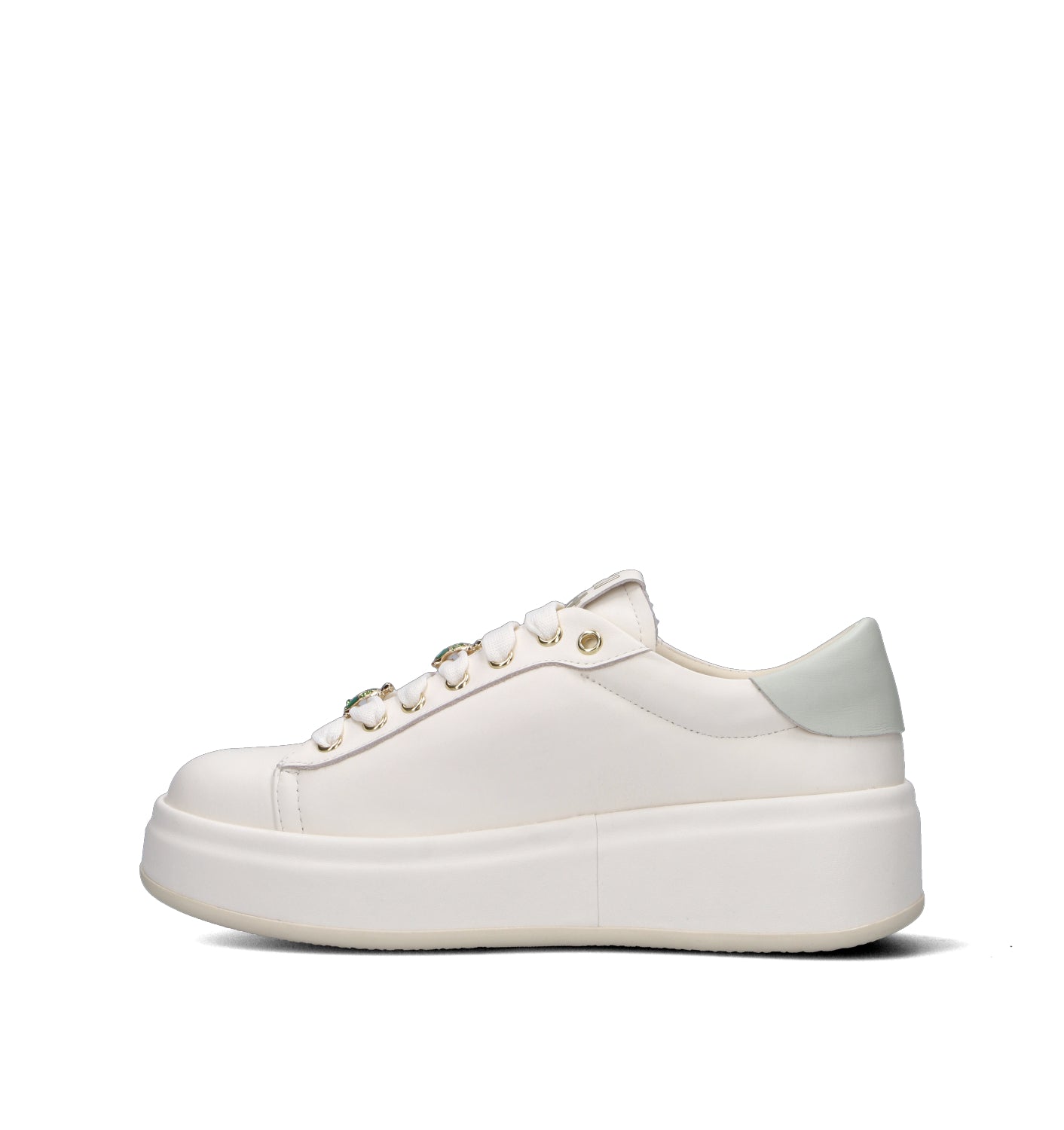 GIO+ Sneaker donna bianca in pelle
