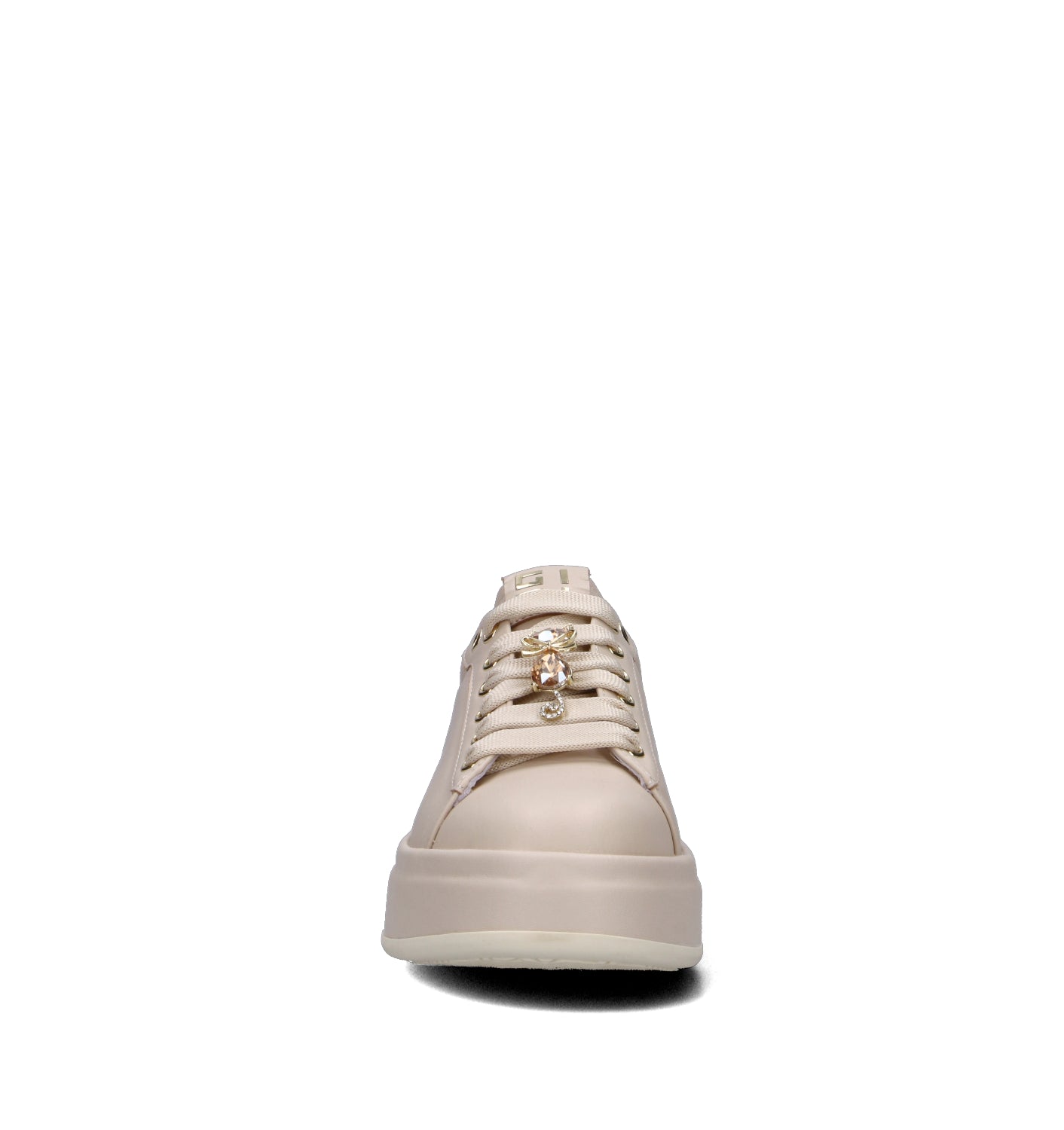 GIO+ Sneaker donna beige in pelle