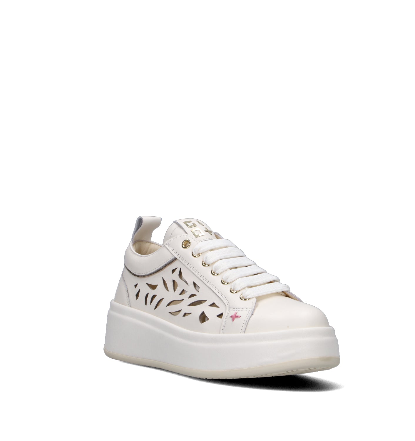 GIO+ Sneaker donna bianca in pelle