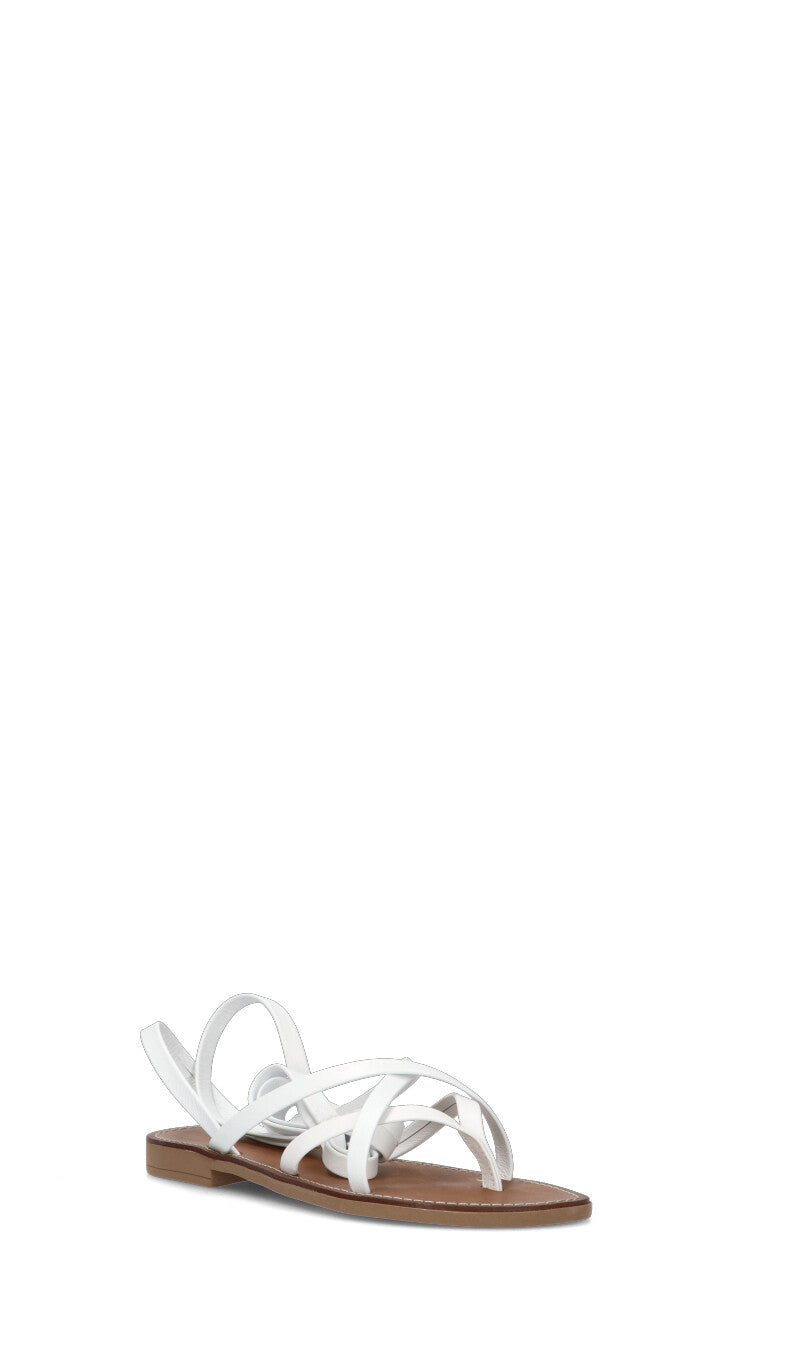 OLIVIA POSTER Sandalo donna bianco in pelle