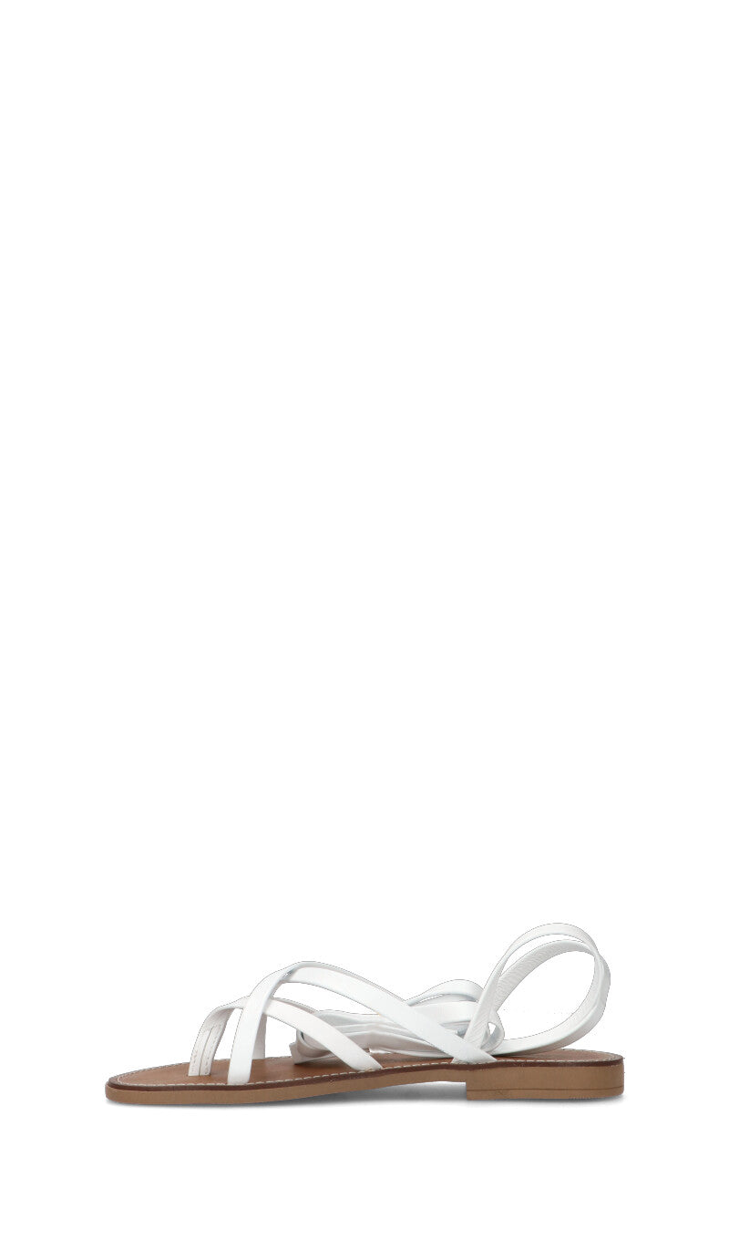 OLIVIA POSTER Sandalo donna bianco in pelle