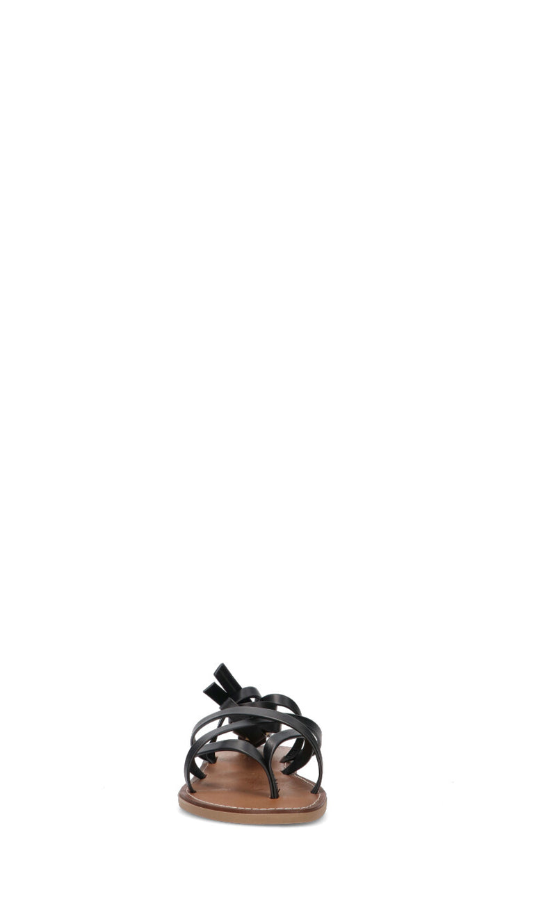 OLIVIA POSTER Sandalo donna nero in pelle