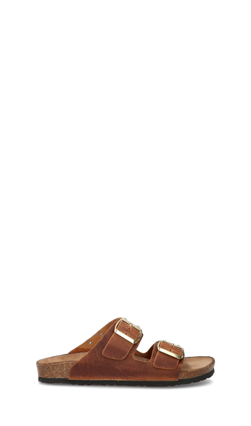 OLIVIA POSTER Ciabatta donna cuoio