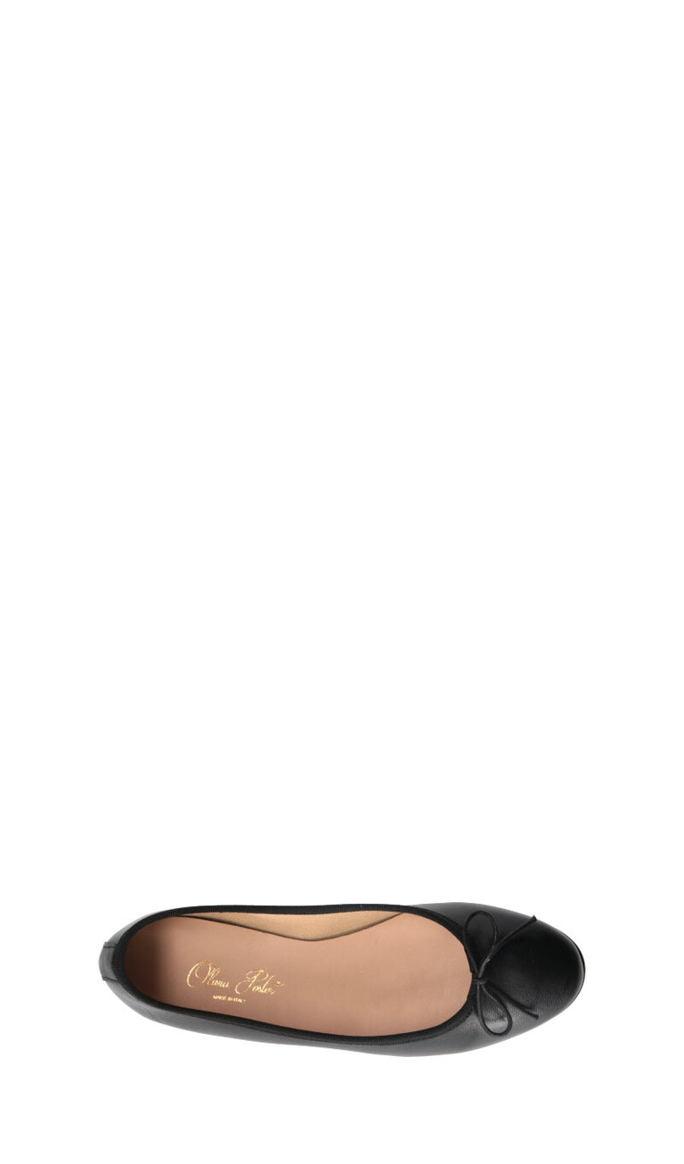 OLIVIA POSTER Ballerina donna nera in pelle