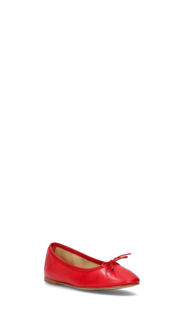 OLIVIA POSTER Ballerina donna rossa in pelle