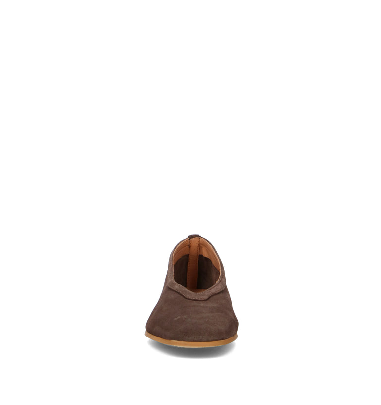 OLIVIA POSTER Ballerina donna marrone in suede
