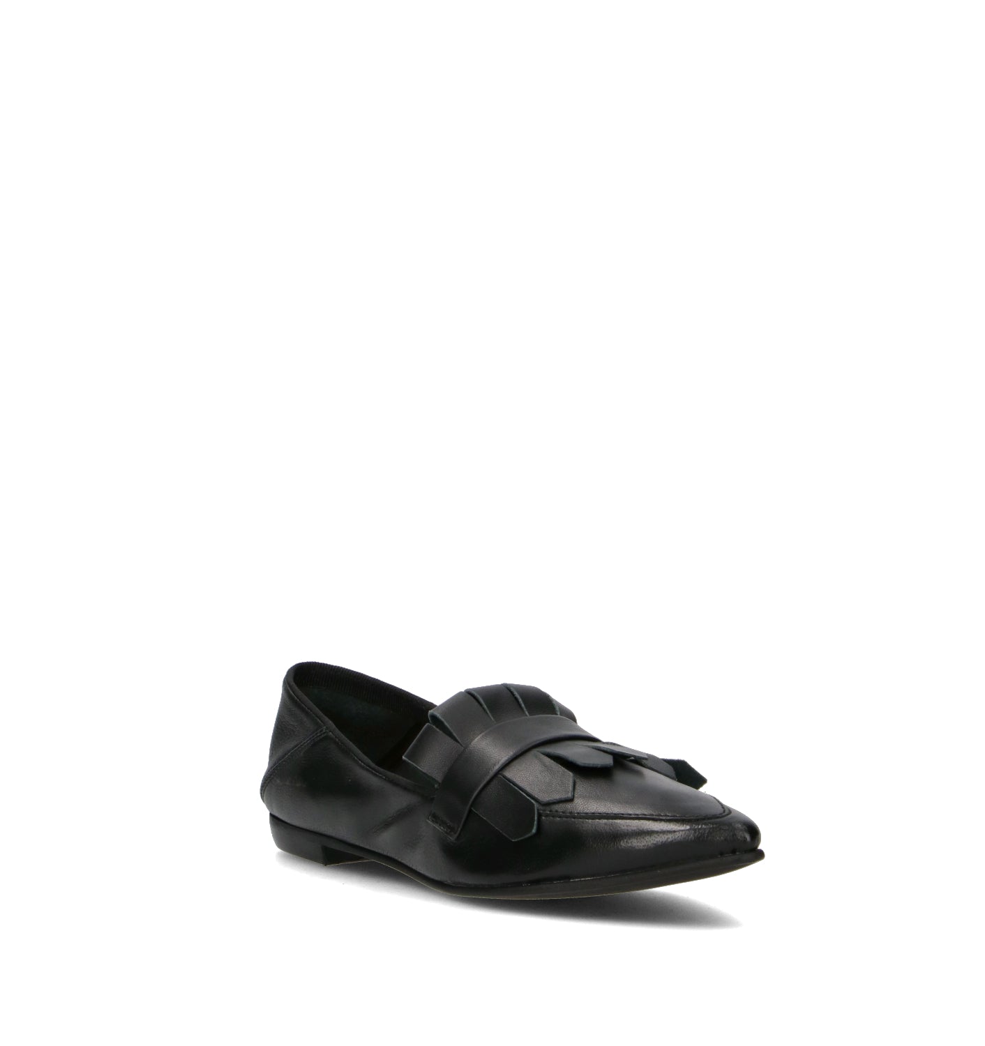 OLIVIA POSTER Mocassino donna nero in suede