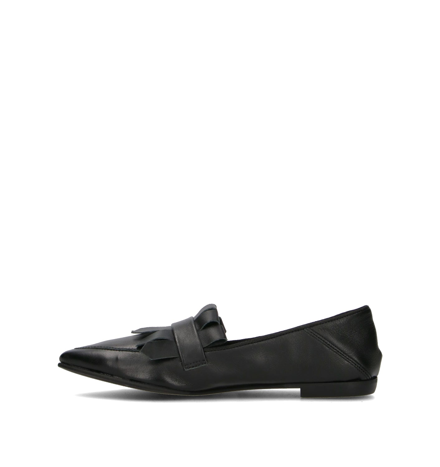 OLIVIA POSTER Mocassino donna nero in suede