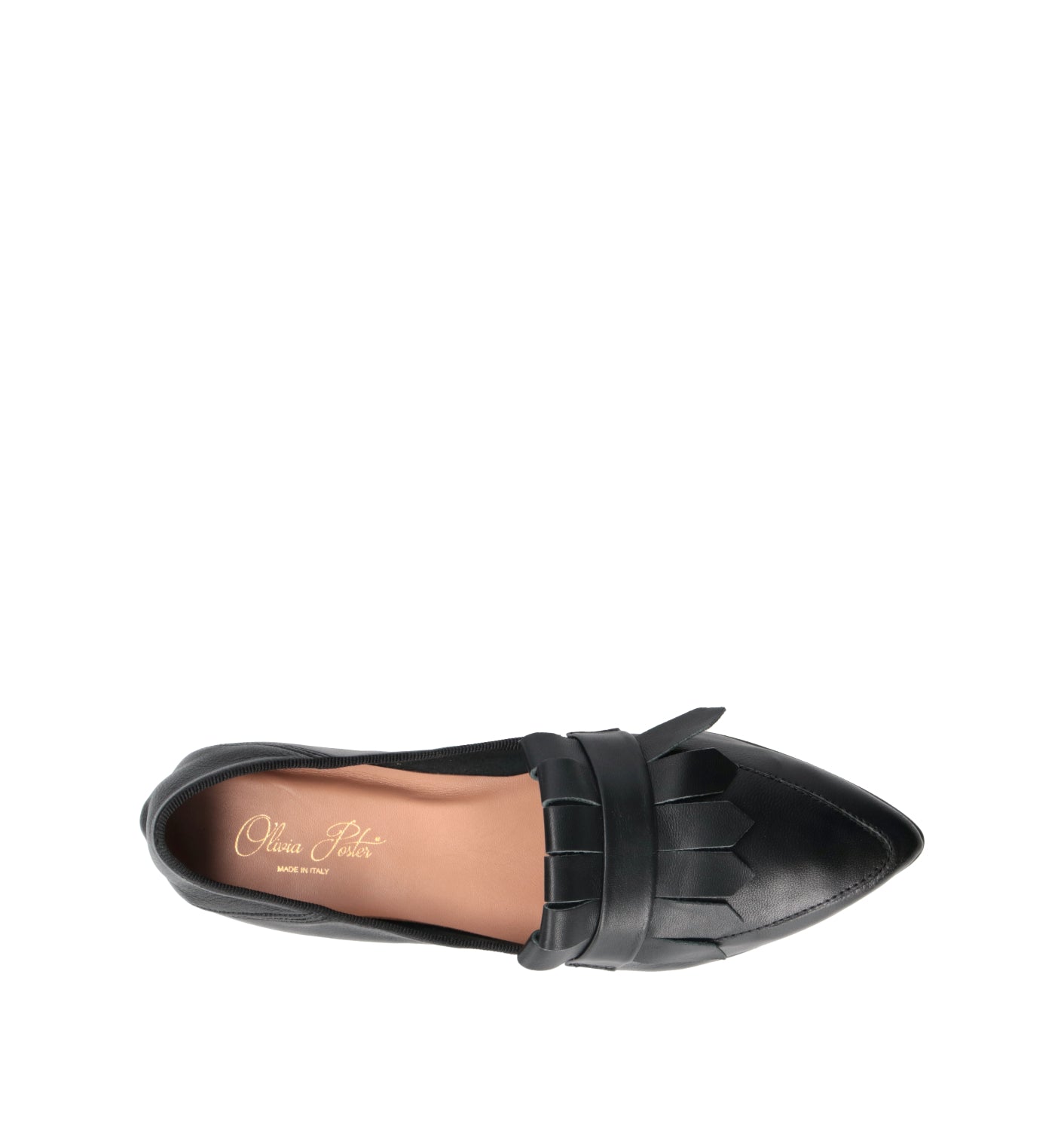 OLIVIA POSTER Mocassino donna nero in suede