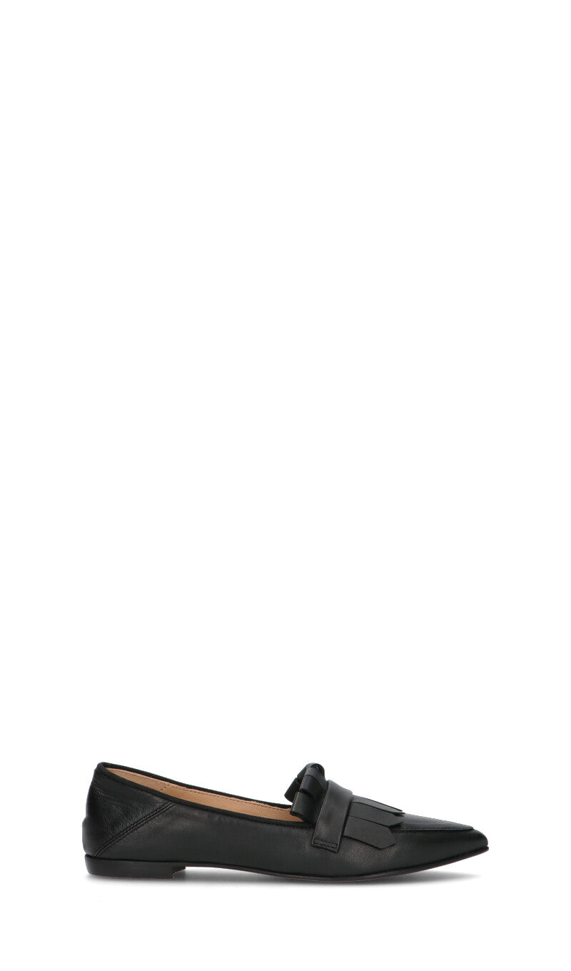 OLIVIA POSTER Mocassino donna nero in suede