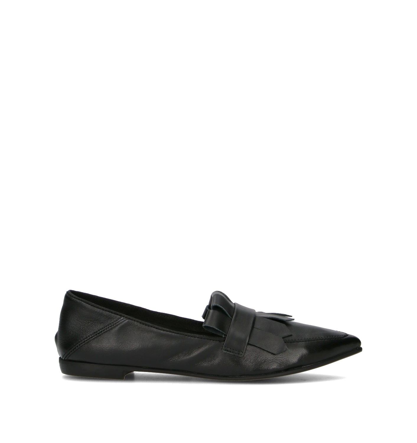 OLIVIA POSTER Mocassino donna nero in suede