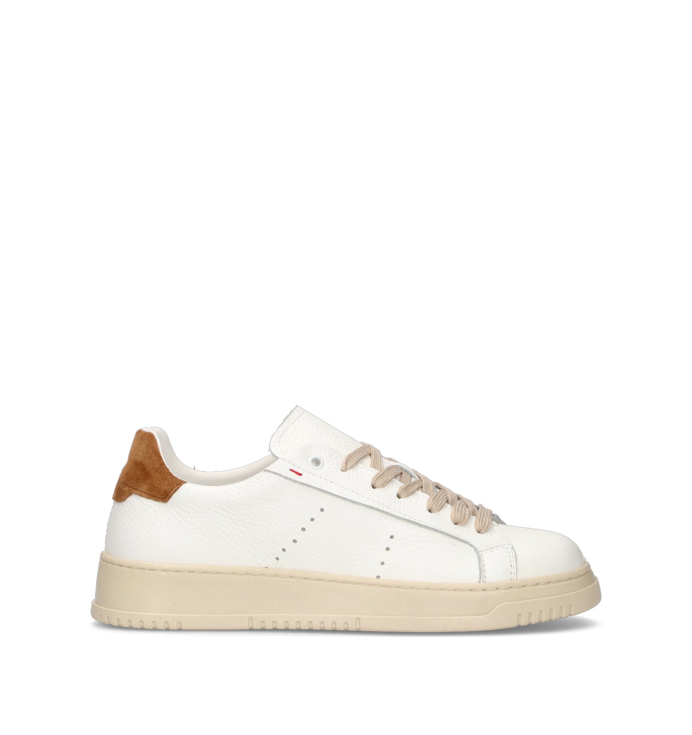 OTTANT8,6 Sneaker uomo bianca/cuoio in pelle
