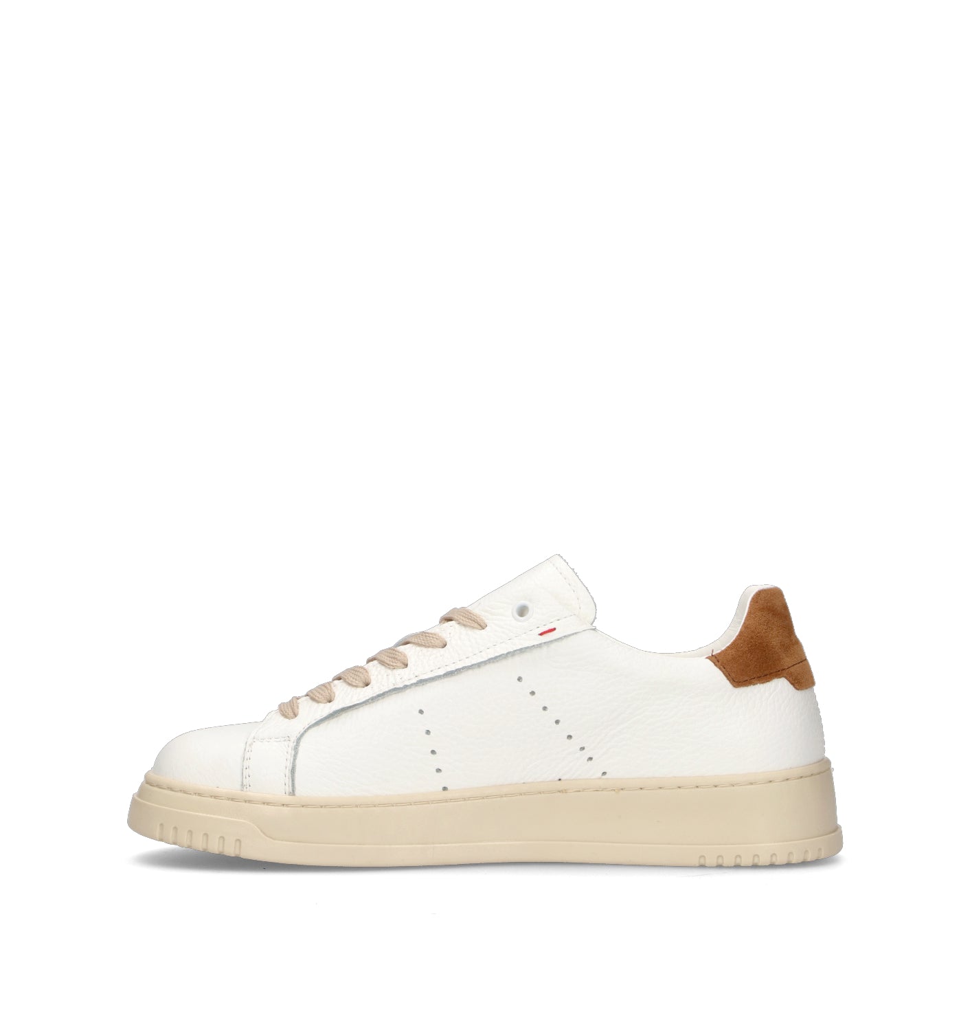 OTTANT8,6 Sneaker uomo bianca/cuoio in pelle