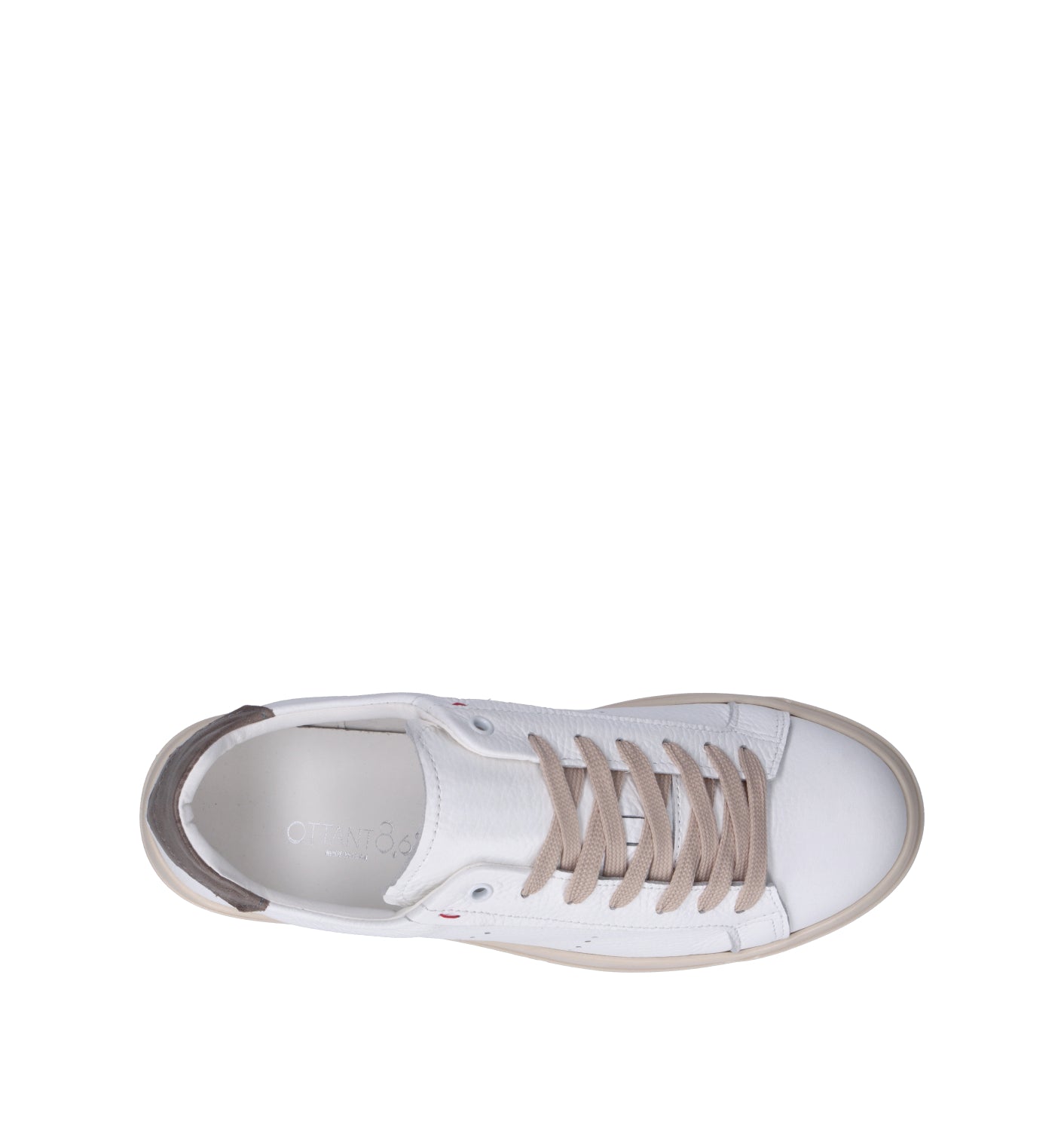 OTTANT8,6 Sneaker uomo bianca in pelle