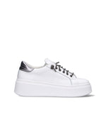 OTTANT8,6 Sneaker donna bianca/canna di fucile in pelle