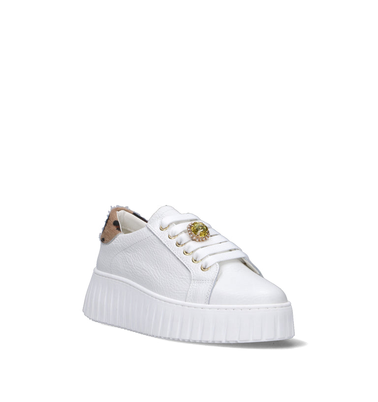 OTTANT8,6 Sneaker donna bianca in pelle