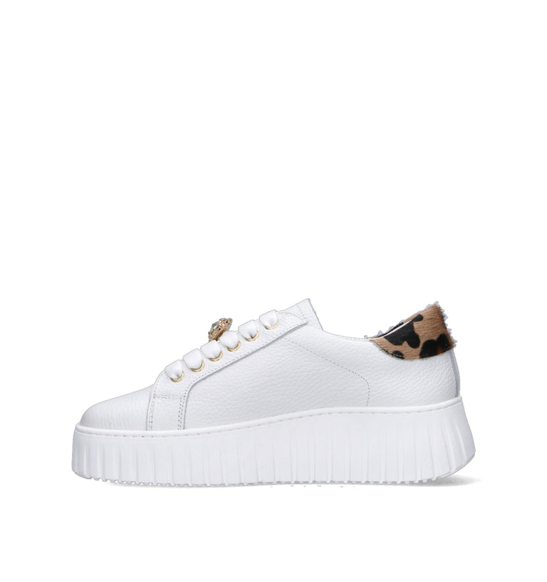 OTTANT8,6 Sneaker donna bianca in pelle