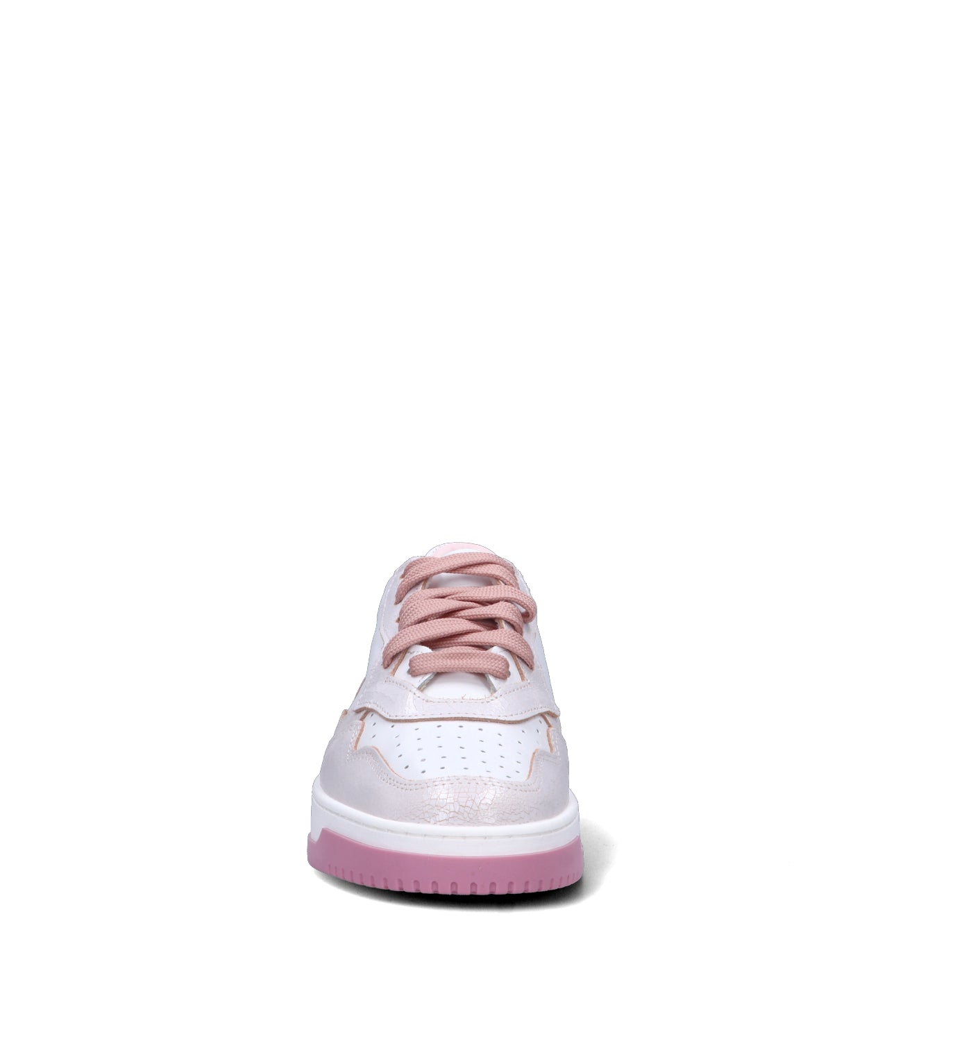 OTTANT8,6 Sneaker donna bianca/rosa in pelle