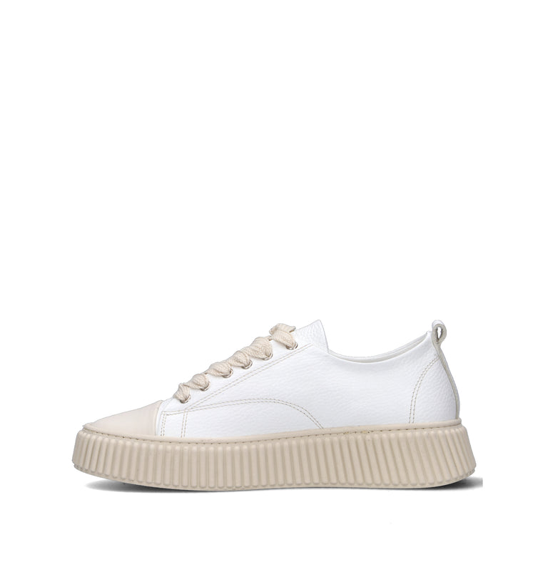 OTTANT8,6 Sneaker uomo bianca in pelle