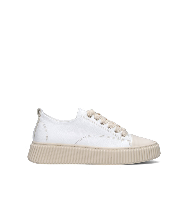 OTTANT8,6 Sneaker uomo bianca in pelle